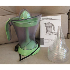 Taco Tuesday Electric Lime Juicer & Margarita Kit + 4 MARGARITA GLASSES NEW